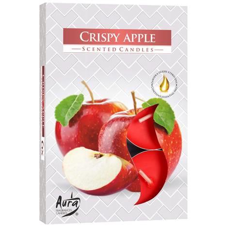 Crispy Apple Scented Candles-Σετ 6 αρωματικά κεριά ρεσω μήλο
