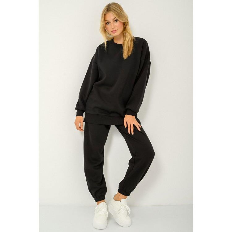 Oversized φούτερ (BLACK)