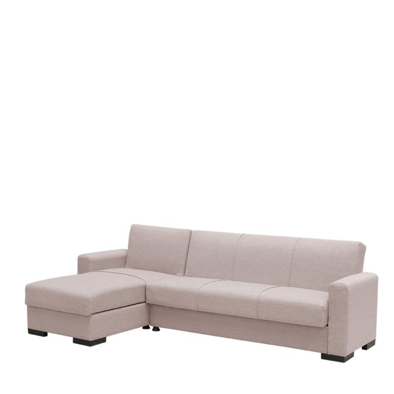 Artelibre Καναπές Κρεβάτι Γωνιακός JOSE Σάπιο Μήλο 270x165x84cm