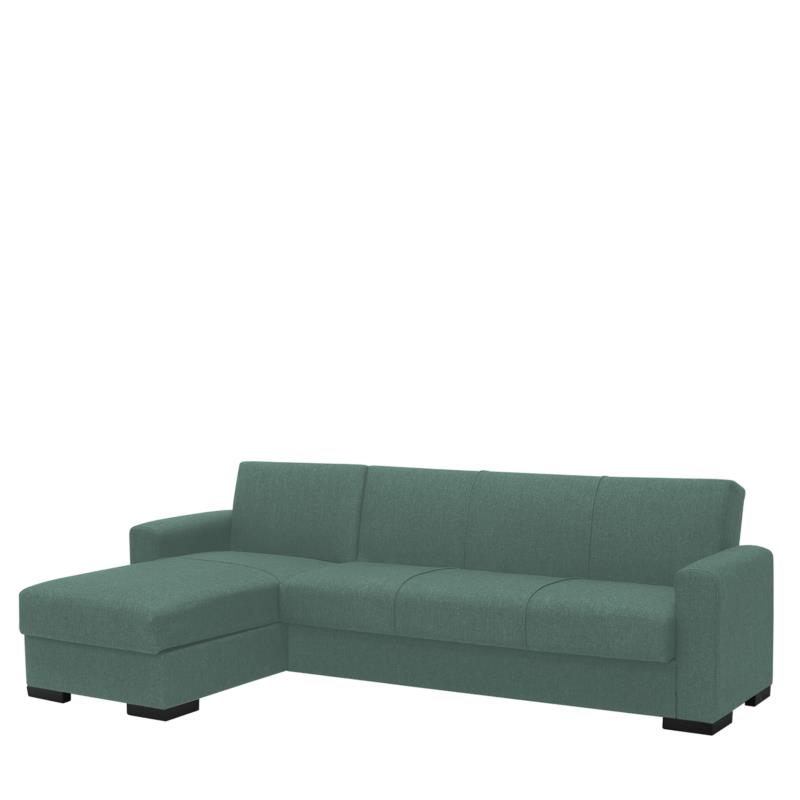 Artelibre Καναπές Κρεβάτι Γωνιακός JOSE Μέντα 270x165x84cm