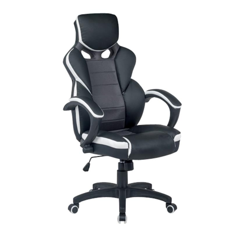 Artelibre Καρέκλα Γραφείου Gaming ΚΛΕΟΝΙΚΗ Μαύρο/Λευκό 65x72x118-126cm