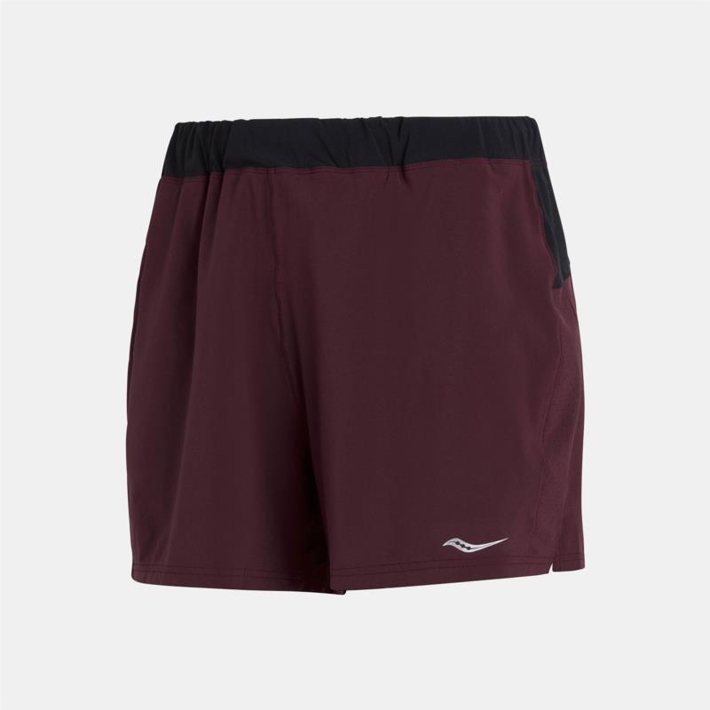 SAUCONY OUTPACE 5'' RUNNING SHORTS ΚΟΚΚΙΝΟ