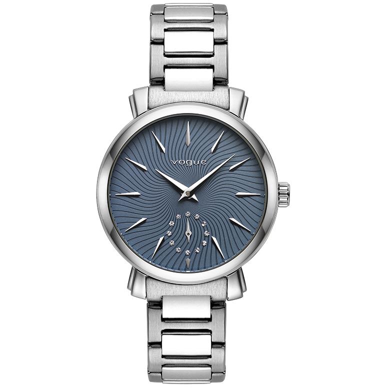 VOGUE Mimosa Crystals - 612382, Silver case with Stainless Steel Bracelet