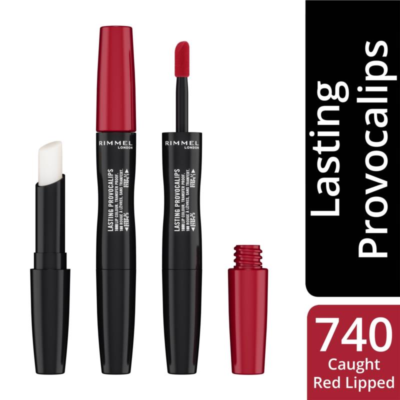 RIMMEL LASTING PROVOCALIPS LIPSTICK | 2,2ml 740 Caught Red Lipped