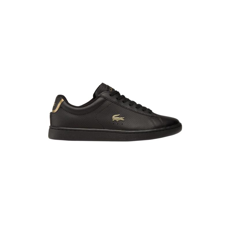 Lacoste γυναικεία sneakers με χρυσό λογότυπο "Carnaby Evo 0120" - 40SFA000702H - Μαύρο