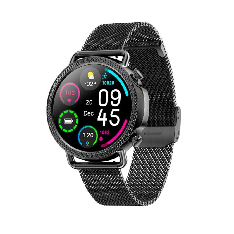 smartwatch v25 - Μαύρη κάσα / Μαύρο λουρί