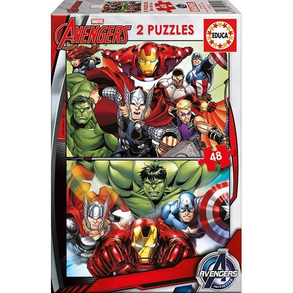 Παζλ 2x48pcs Educa Marvel Avengers - 15932