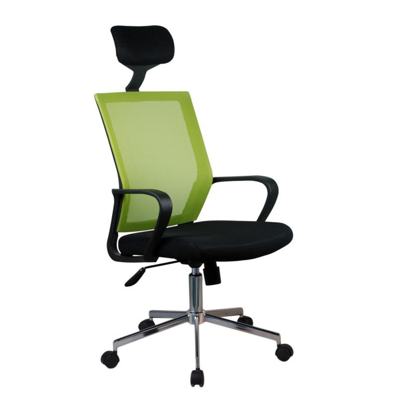 Artelibre Καρέκλα Γραφείου ΦΟΙΒΗ Πράσινο/Μαύρο Mesh 58x59x116-124.5cm