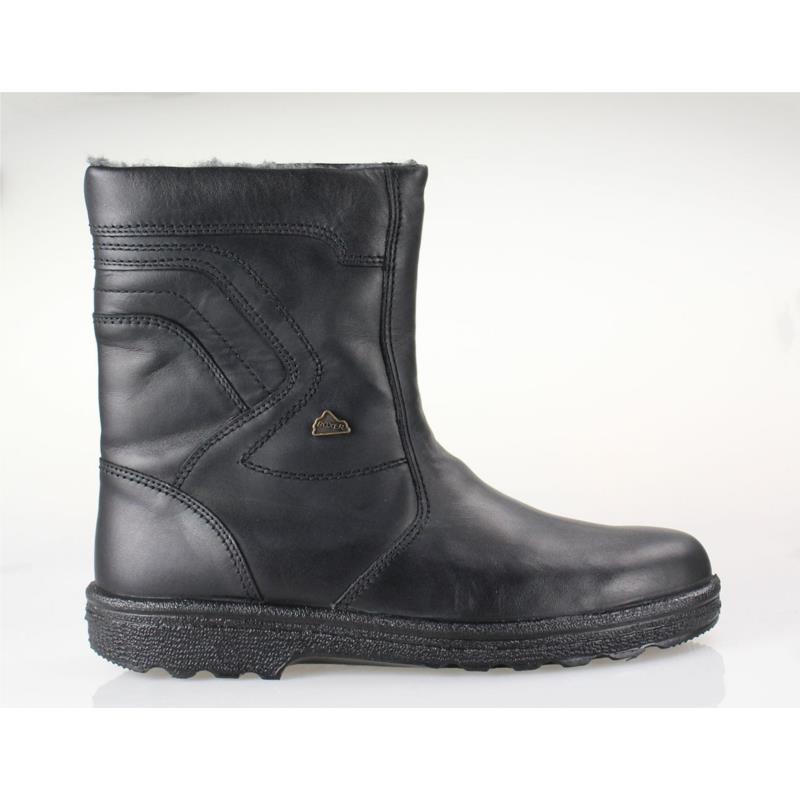 BOXER Shoes 01545 Μαύρο με γούνα