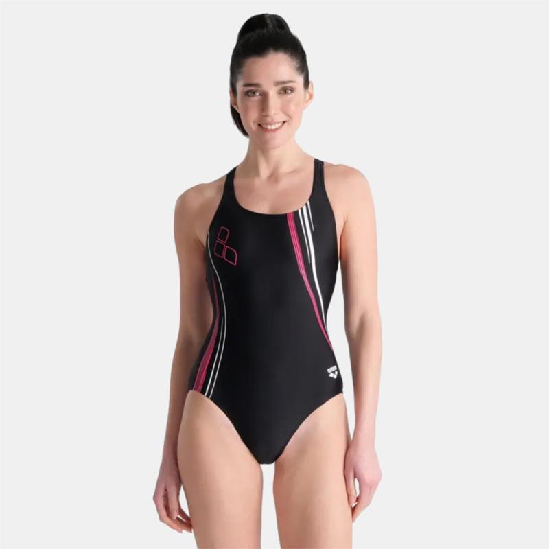 Arena W Swimsuit V Back Graphic . (9000116442_1606)