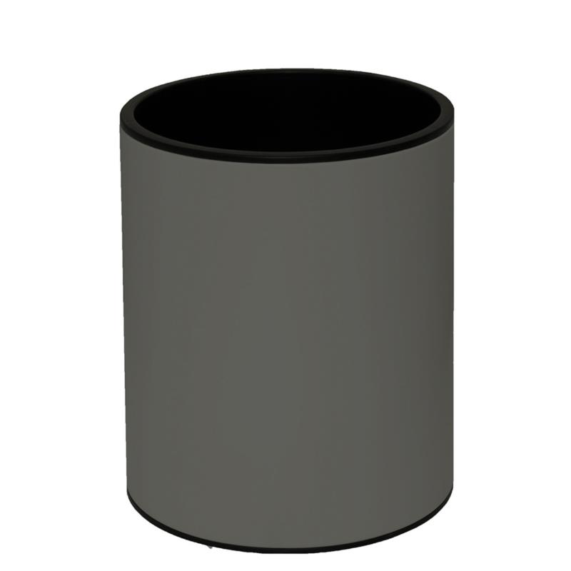 Καλάθι Απορριμμάτων (Φ20x24) Pam & Co 6Lit 2024-163 Concrete Grey Matt