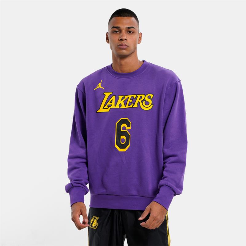 Nike Lakers NBA Lebron James Ανδρική Μπλούζα Φούτερ (9000110313_46421)