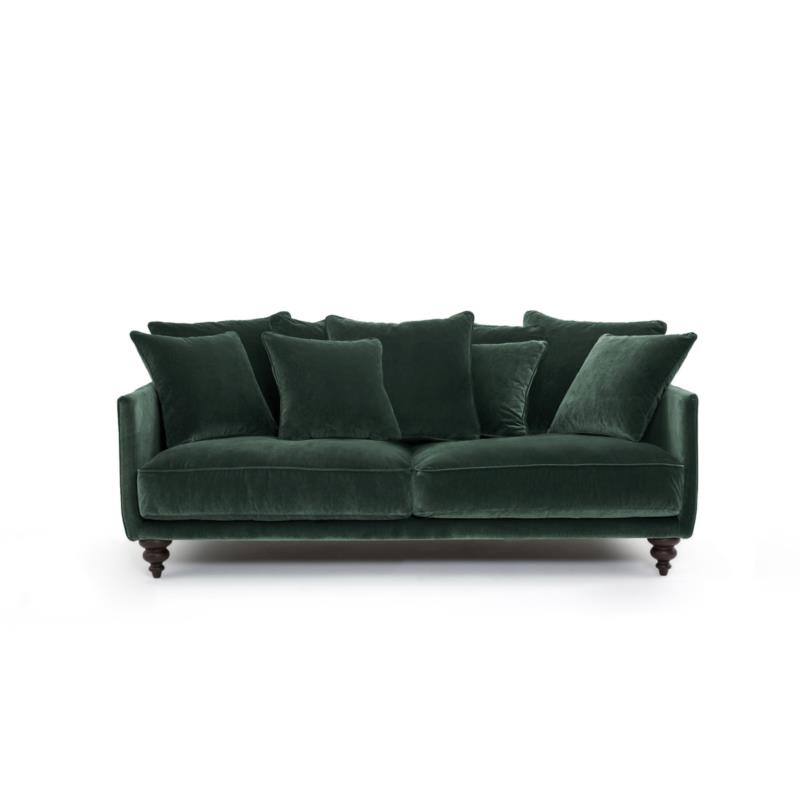 Καναπές-κρεβάτι από βελούδο Μ105xΠ178xΥ93cm