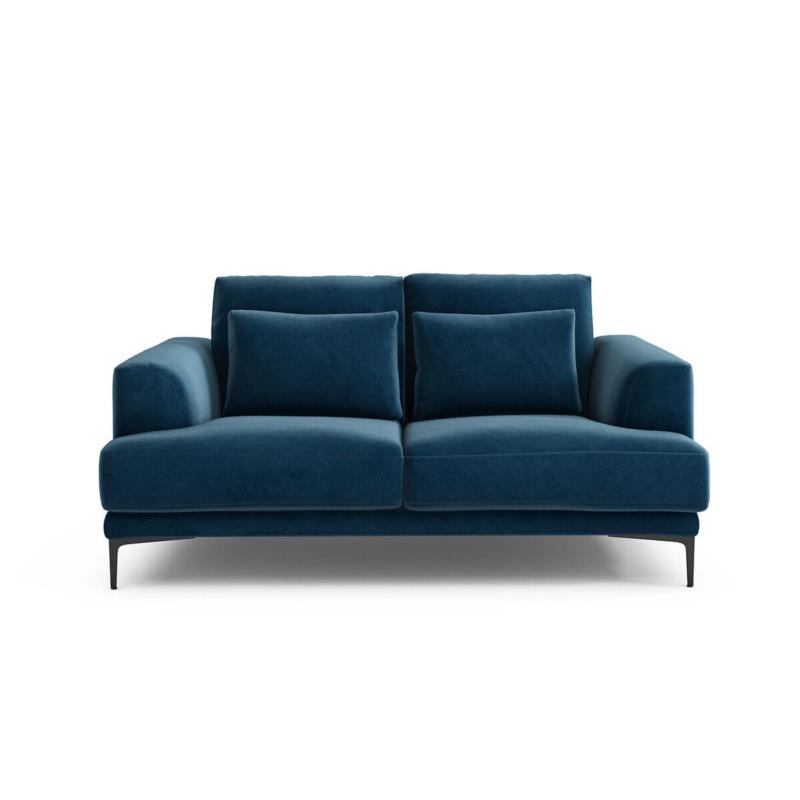 Διθέσιος καναπές από βελούδο Μ105xΠ175xΥ83cm