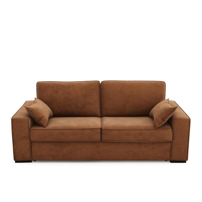 Καναπές-κρεβάτι από πολυέστερ με στρώμα τεχνολογίας Bultex Μ98xΠ185xΥ85cm