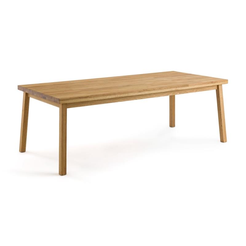 Τραπέζι 8 ατόμων από μασίφ ξύλο δρυ Μ100xΠ220cm