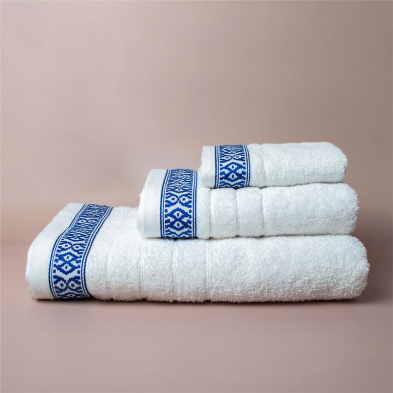 Πετσέτα Προσώπου (50x90) White Fabric Maribelle White