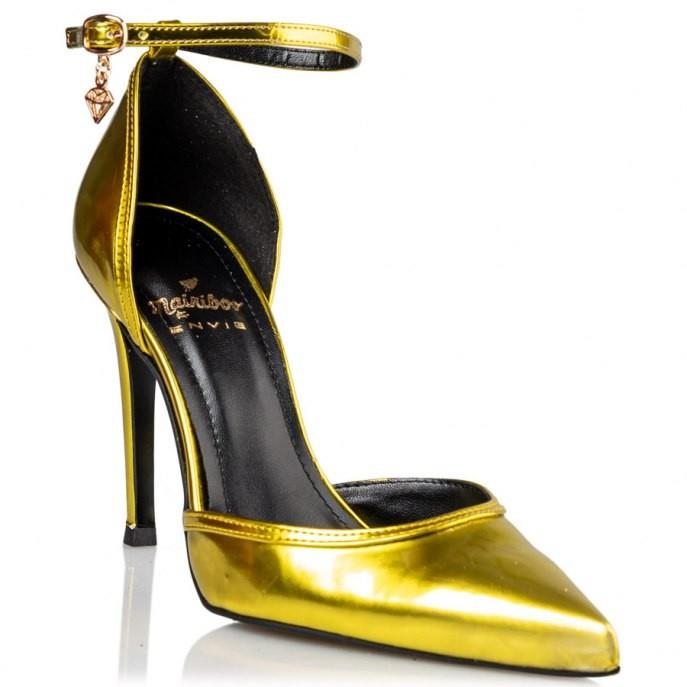 Mairiboo by Envie Shoes Γυναικεία Παπούτσια Γόβες M03-16520-59 Χρυσό HIGHLIGHTERS