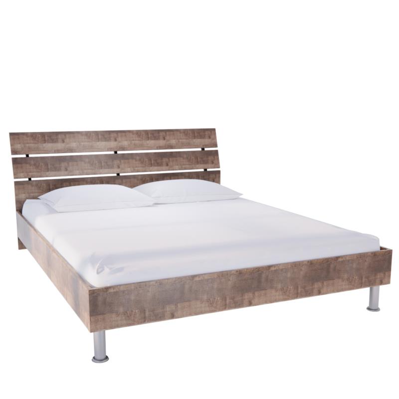 Κρεβάτι ΡΟΞΑΝΗ Μοριοσανίδα Grange Oak 164.2x204.2x80cm