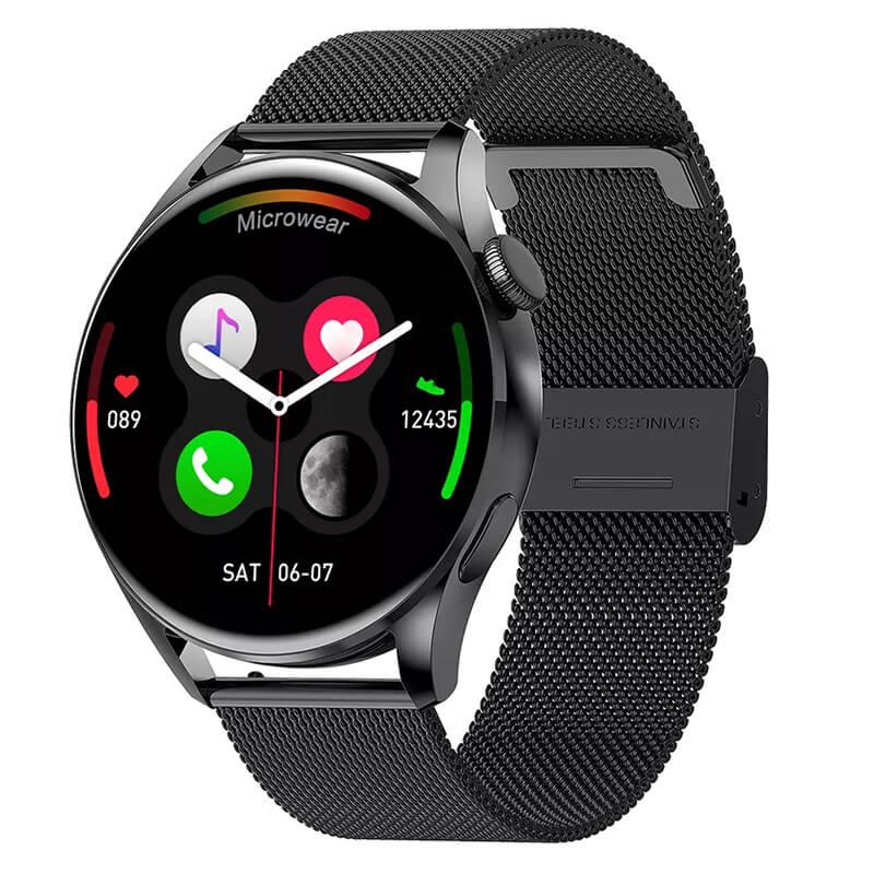Smartwatch Bakeey Wear3 Pro+ - Steel Black
