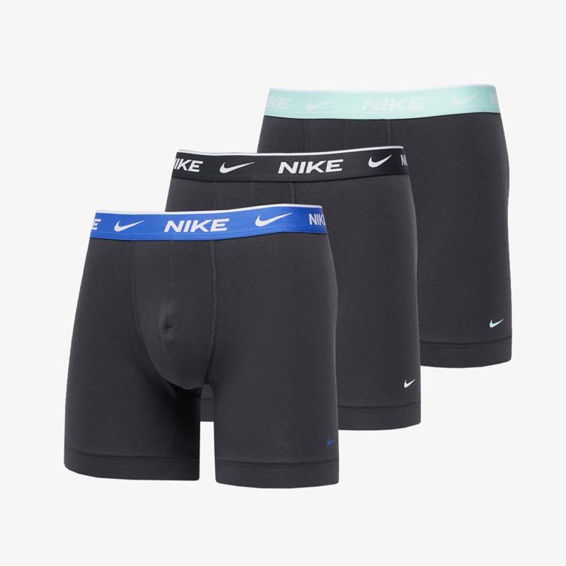 NIKE EVERYDAY TRUNK BOXER 3 PACK BRIEF ΜΑΥΡΟ
