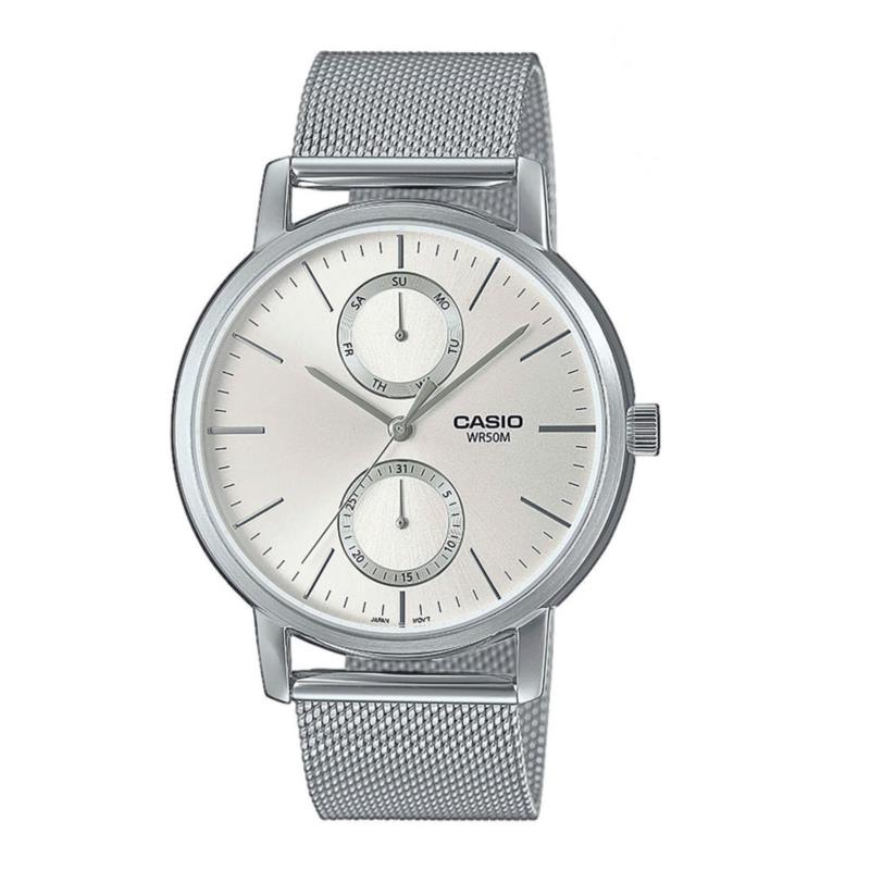 CASIO Collection Silver Stainless Steel Bracelet MTP-B310M-7AVEF