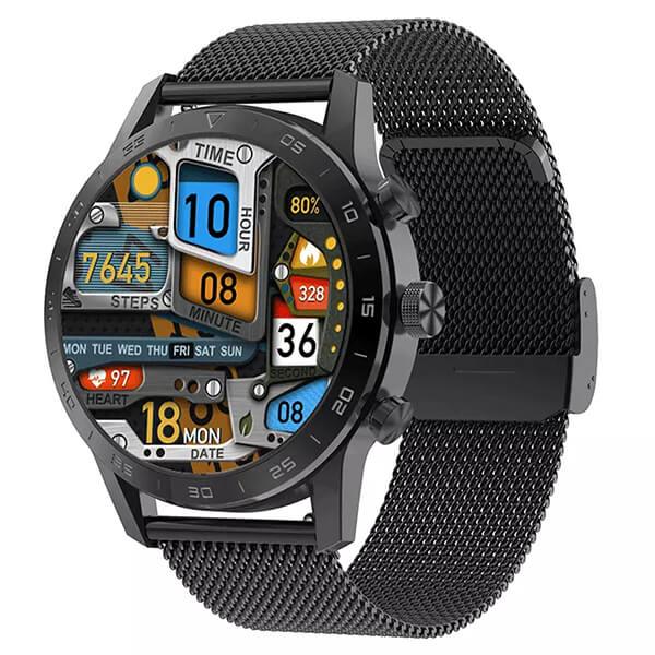 Smartwatch Bakeey KK70 Pro - Black Steel