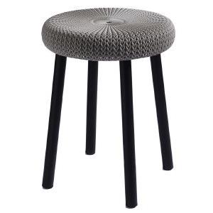ΣΚΑΜΠΟ KETER KNIT ΠΛΑΣΤΙΚΟ ΚΑΦΕ 35 X 35 X 44 CM
