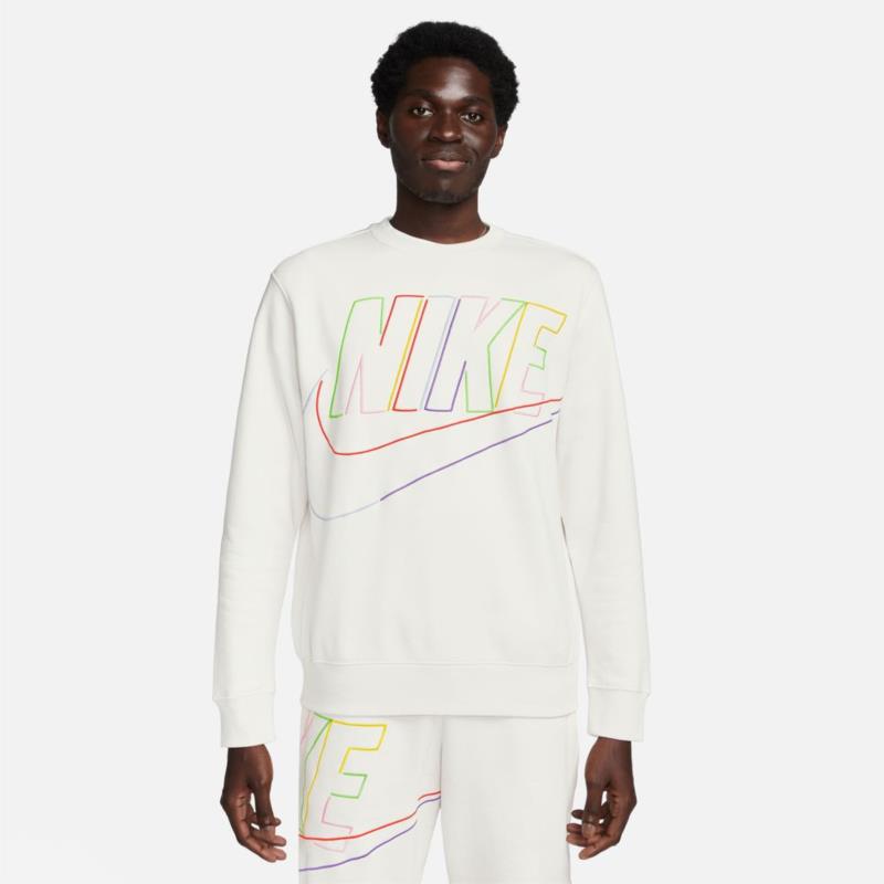 Nike Club Fleece+ Ανδρική Μπλούζα Φούτερ (9000130237_7506)