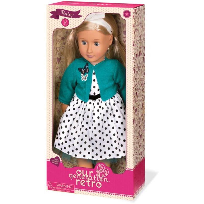 Our Generation Κούκλα Ruby 45cm Retro (BD61000AZ)