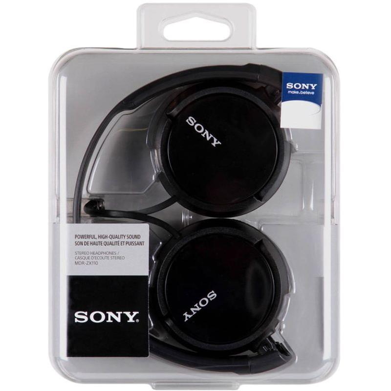 Sony Ακουστικά Casual Black (MDRZX110B.AE)