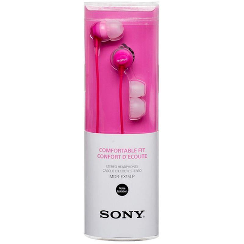 Sony Ακουστικά Casual In-Ear Pink (MDREX15LPPI.AE)