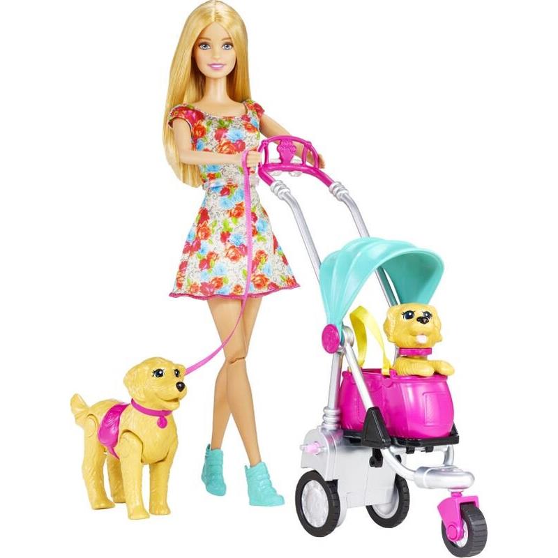 Barbie Pups - Βόλτα Με Τα Κουτάβια (CNB21)