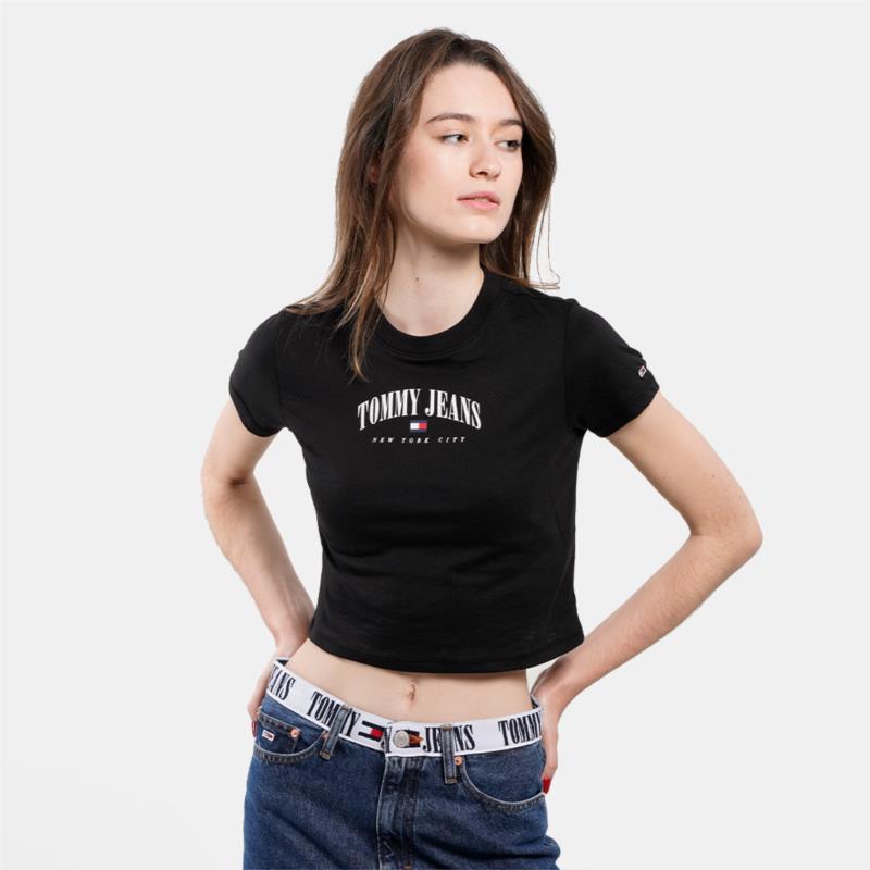 Tommy Jeans Crop Essential Logo Γυναικείο T-shirt (9000138058_1469)