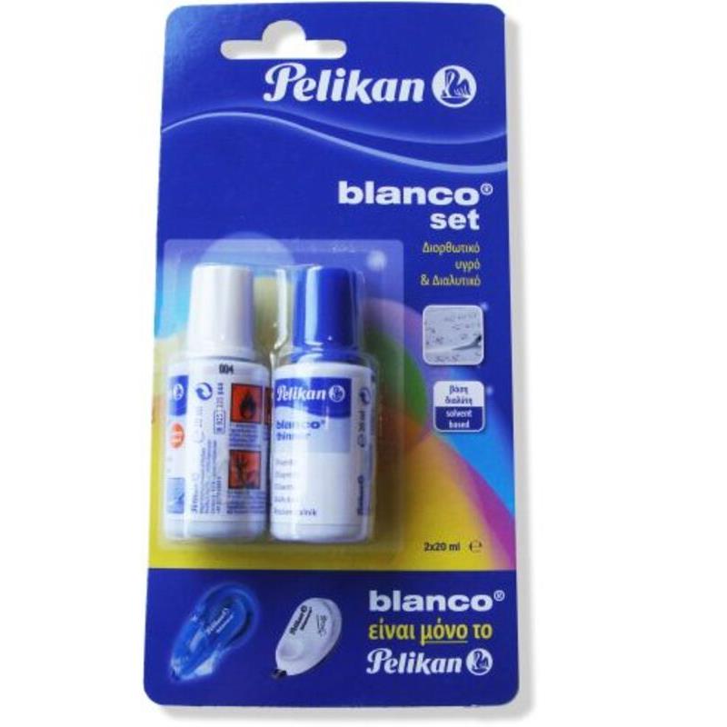 Pelikan Blanco Διορθωτικό Σετ & Διαλυτικό (11093120)