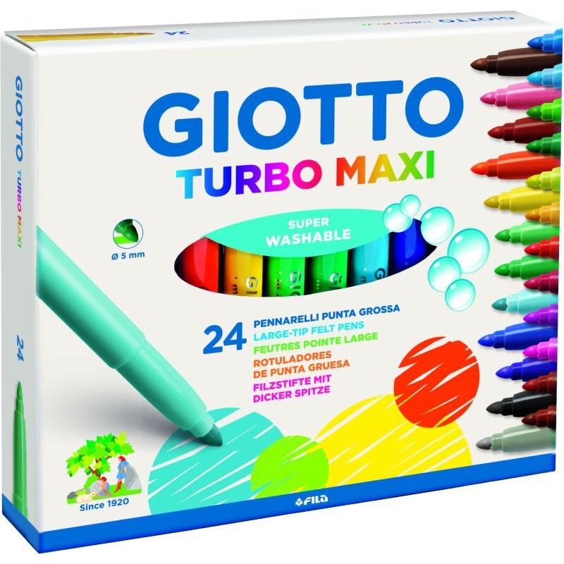 Giotto Μαρκαδόροι Turbo Maxi 24Τμχ (0455000)