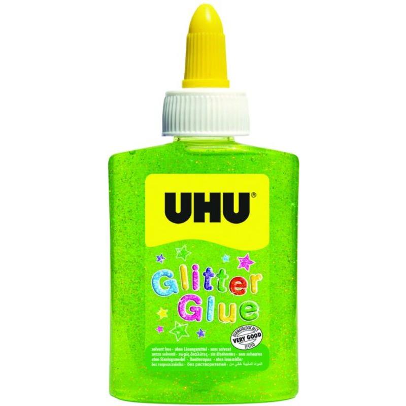 UHU Glitter Glue Green Bottle 90gr (49962)