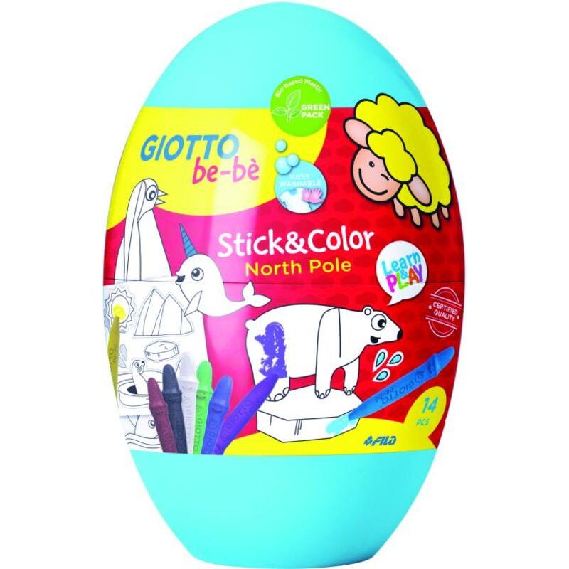 Giotto Bebe Αυγό Ζωγραφικής Stick & Color-1Τμχ (000472700)