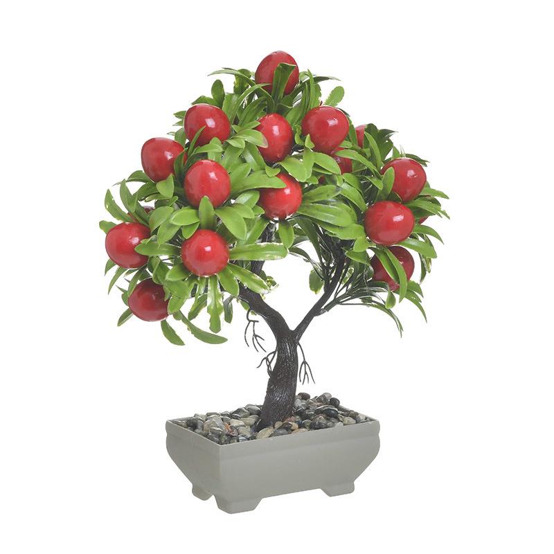 Click Φυτό σε Γλαστράκι Ροδιά Πλαστικό Κόκκινο 18x12x24cm 6-85-033-0023