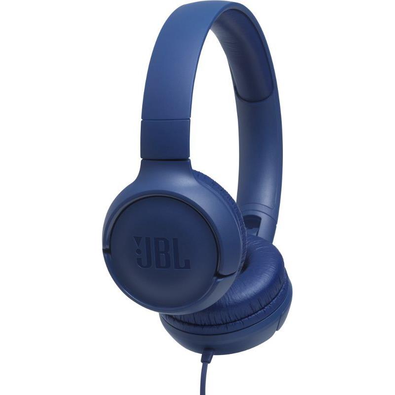 JBL Tune 500 Ακουστικά On-Ear Universal Blue (JBLT500BLU-20.03368)