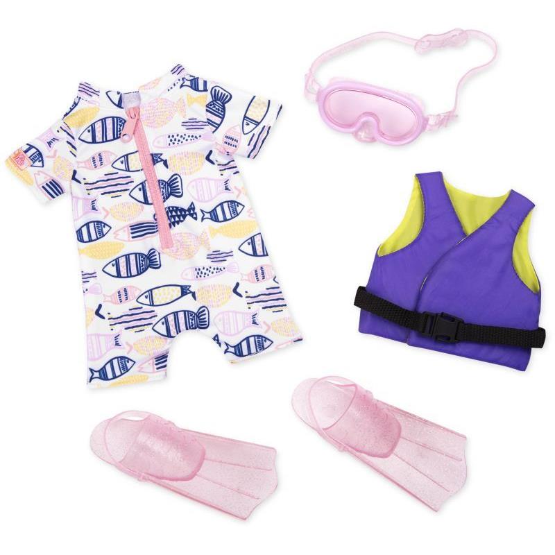 Our Generation Ενδυμασία Swimsuit With Snorkeling Gear (BD30335Z)