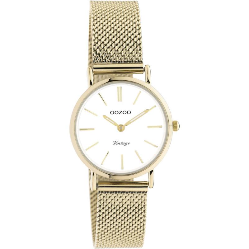 OOZOO Vintage - C20231, Gold case with Metal Bracelet
