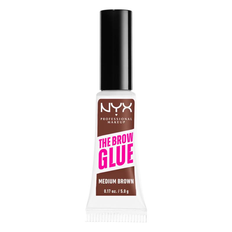 NYX PROFESSIONAL MAKEUP THE BROW GLUE INSTANT BROW STYLER | 5gr Medium Brown