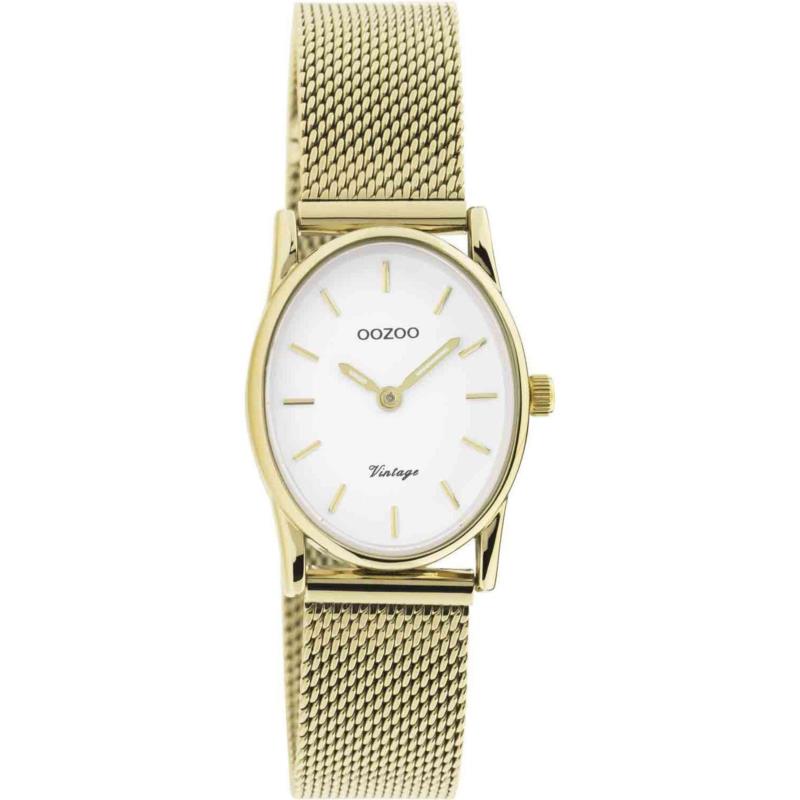 OOZOO Vintage - C20258, Gold case with Stainless Steel Bracelet