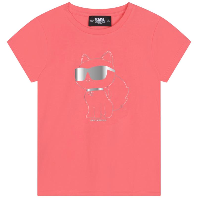 T-shirt με κοντά μανίκια Karl Lagerfeld -