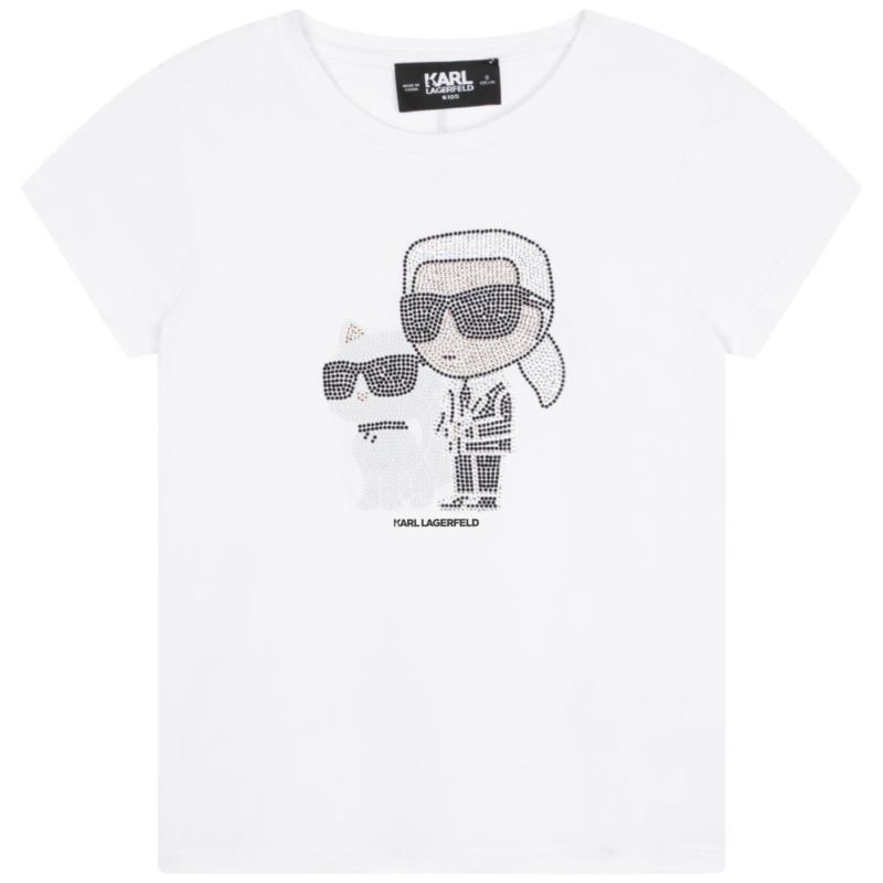 T-shirt με κοντά μανίκια Karl Lagerfeld -