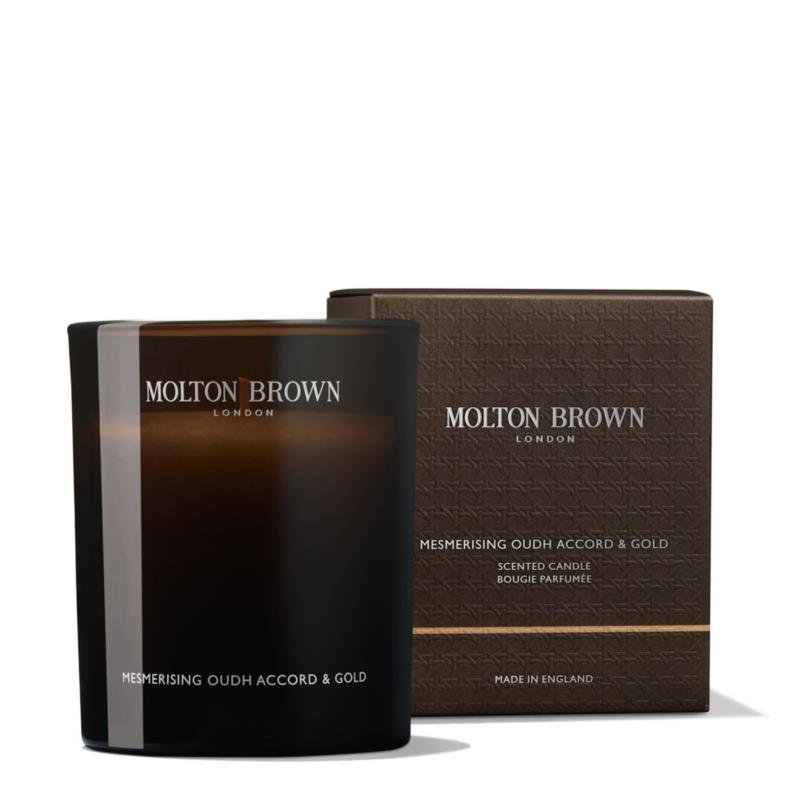 MOLTON BROWN MESMERISING OUDH ACCORD & GOLD SCENTED CANDLE | 190gr