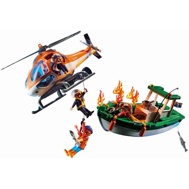 Playmobil Επιχείρηση Πυροσβεστικής-Διάσωση Στη Θάλασσα (70491)