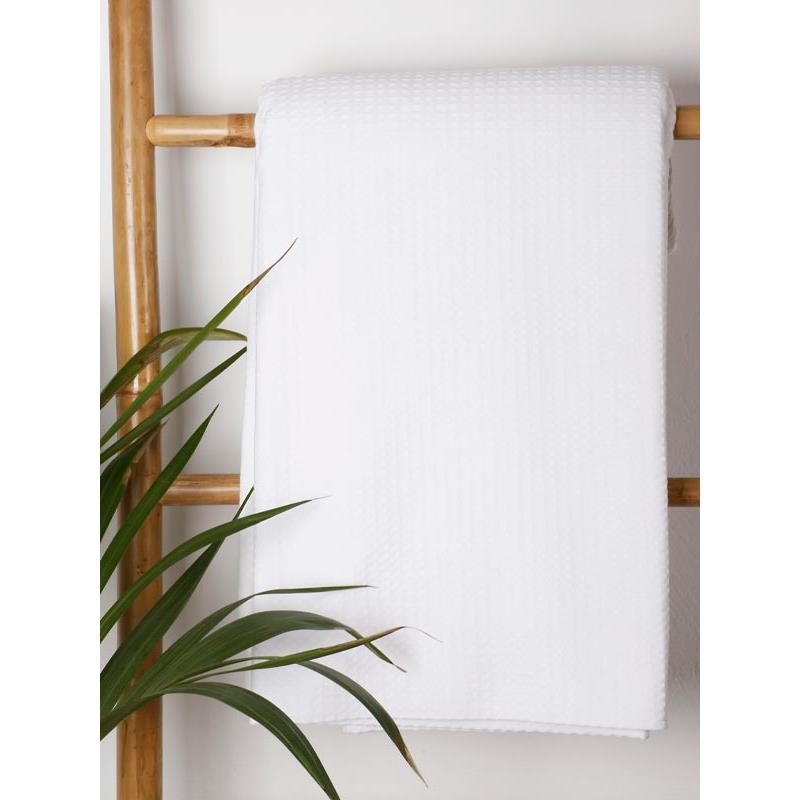 Sunshine Κουβέρτα πικέ cotton White Μονή (165x265)