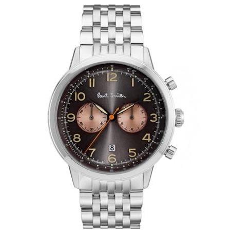 PAUL SMITH Precision Chronograph - P10019, Silver case with Stainless Steel Bracelet